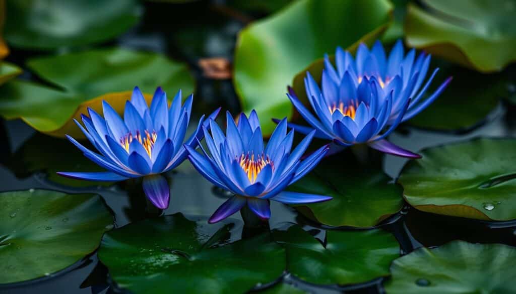 Nymphaea Caerulea Blüten Nymphaea Caerulea Blüten