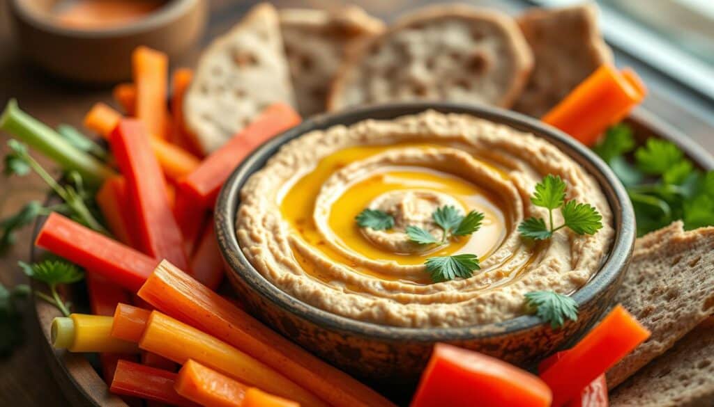 Rote Bete Hummus Begleiter
