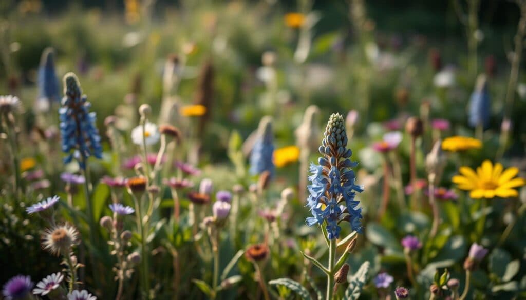 Blauer Natternkopf in Biodiversitätslandschaft Blauer Natternkopf in Biodiversitätslandschaft