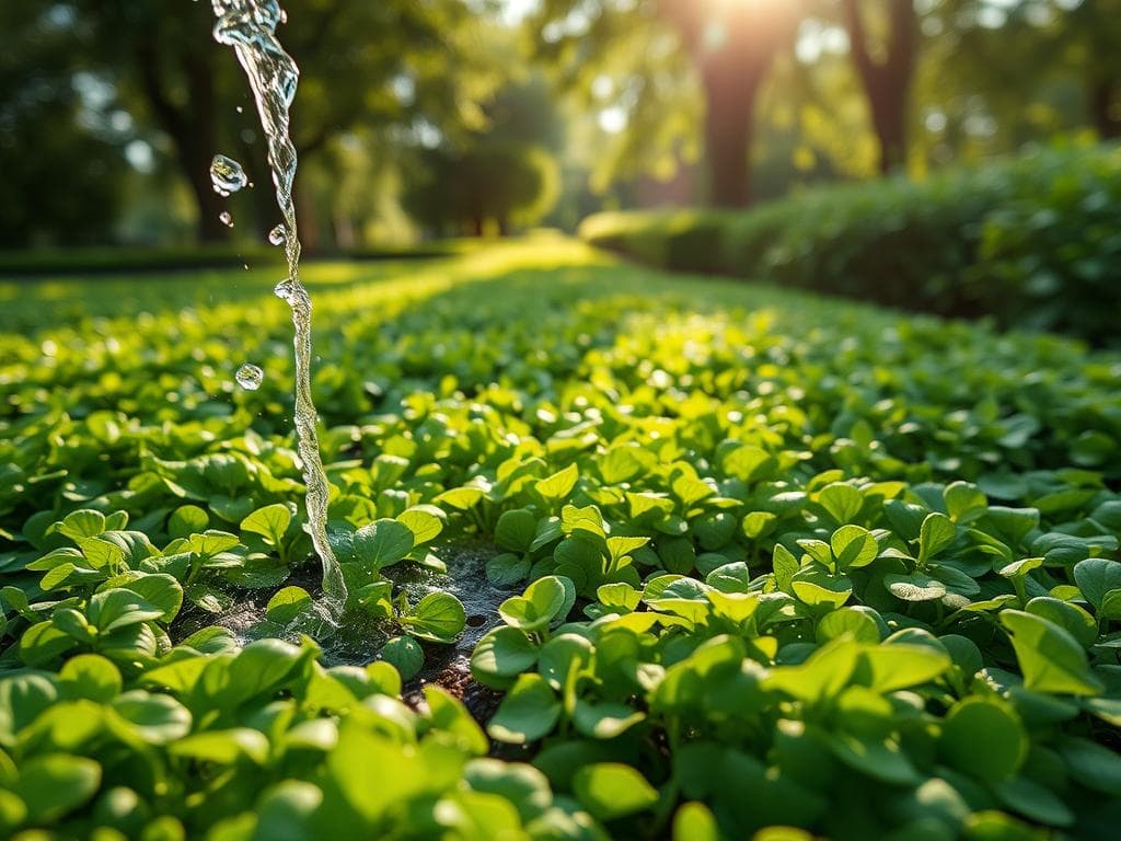 Brunnenkresse Bewässerung im Gartenbau Brunnenkresse Bewässerung im Gartenbau