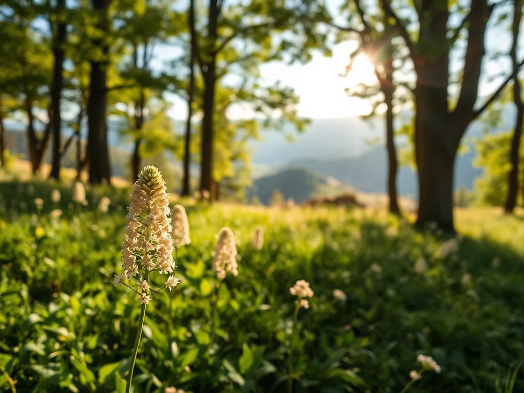 Mädesüß in der Naturlandschaft