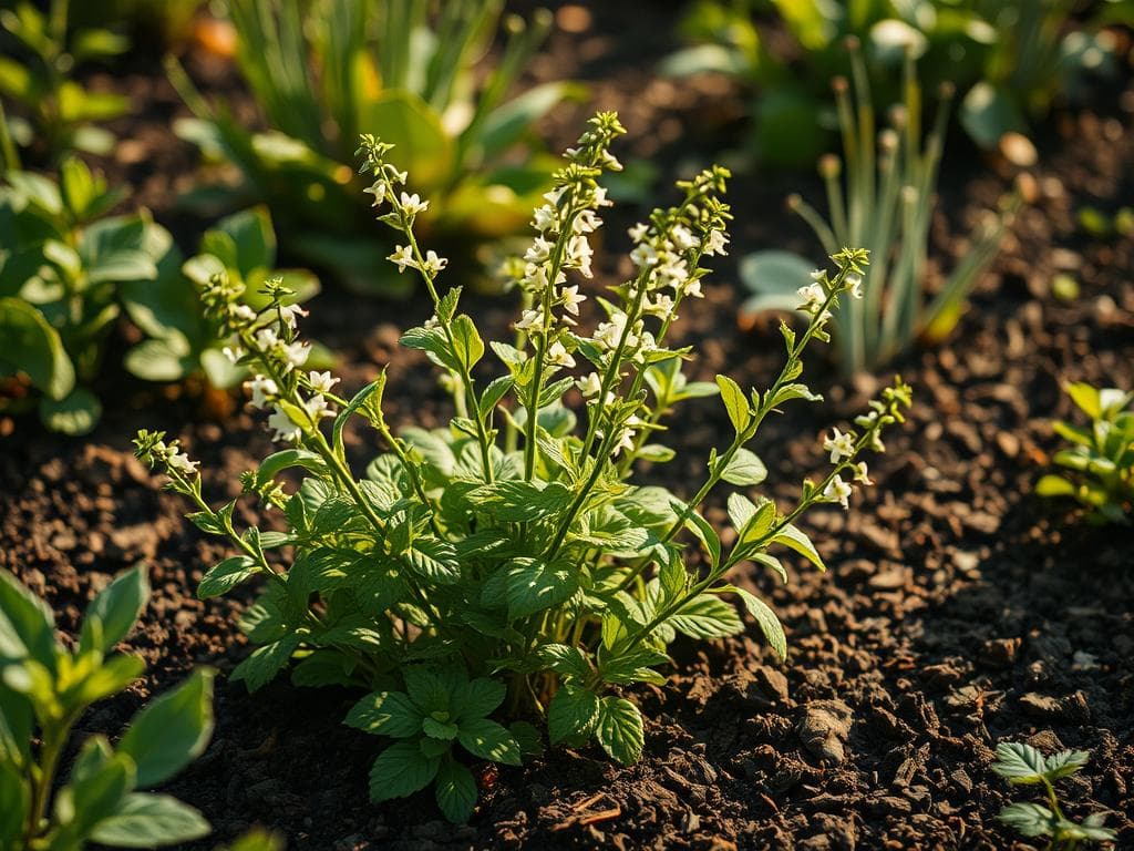 Pimpinelle im Garten