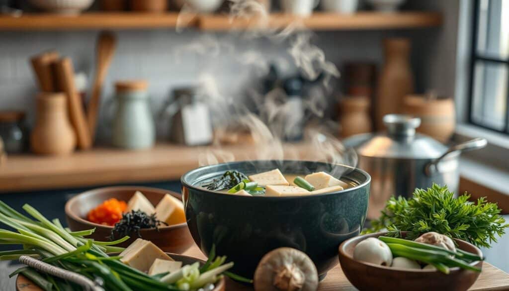 Vegan Miso Suppe Zubereitung