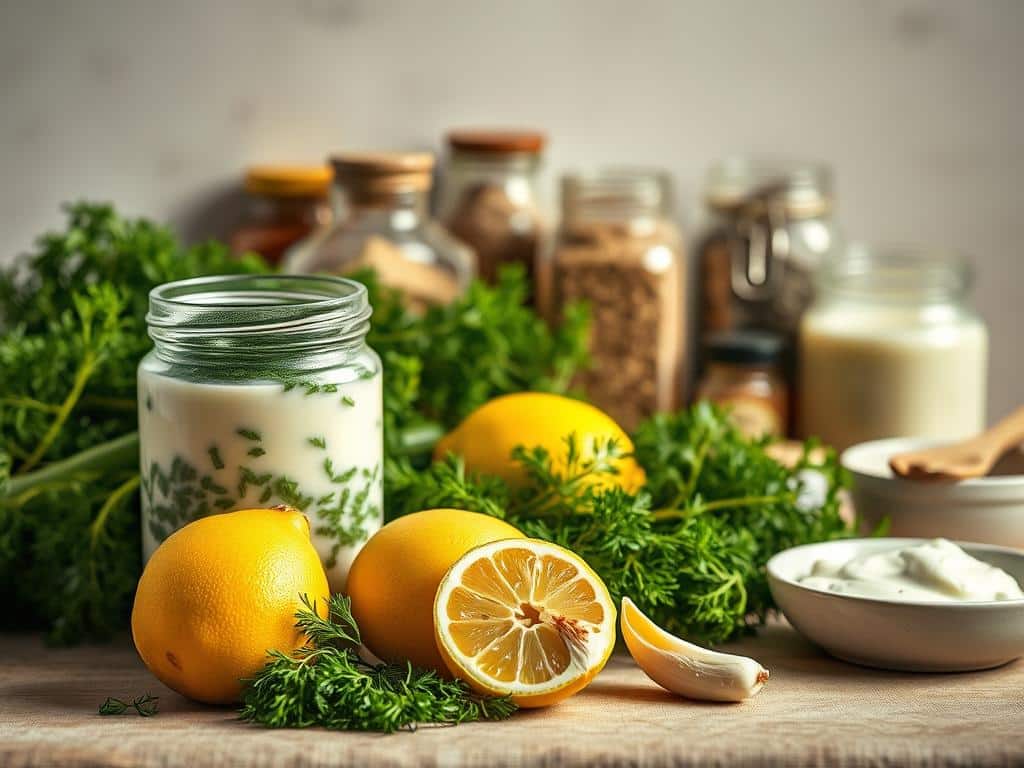 Vegane Dillsauce Zutaten Vegane Dillsauce Zutaten