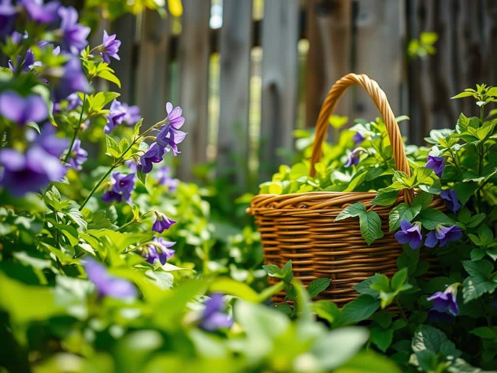 Veilchen essbar im Garten