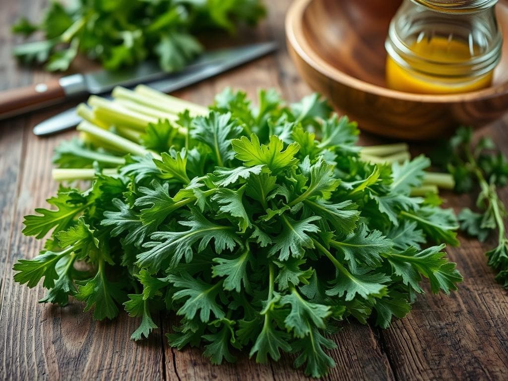 Löwenzahn Salat Zubereitung