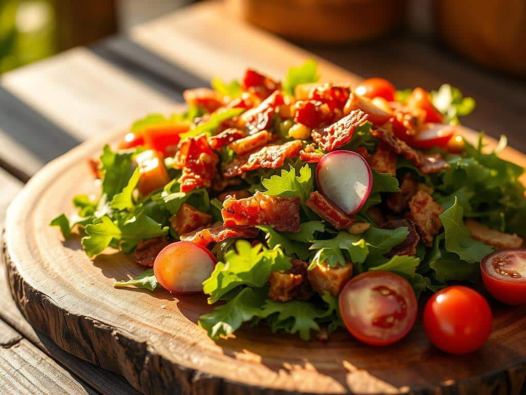 Löwenzahn Salat für Grillpartys und Feiern