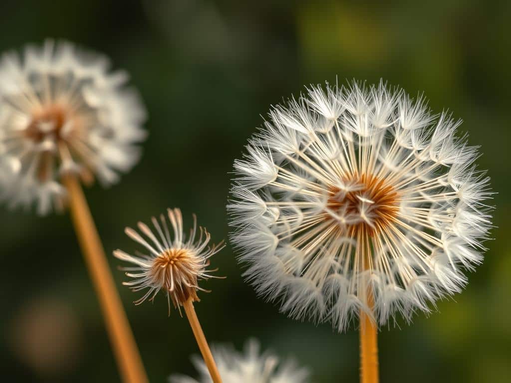 Trocknen von Pusteblumen Trocknen von Pusteblumen