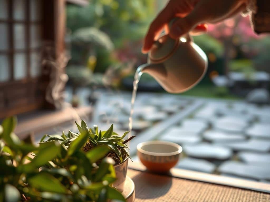Zubereitung von Jiaogulan Tee Zubereitung von Jiaogulan Tee