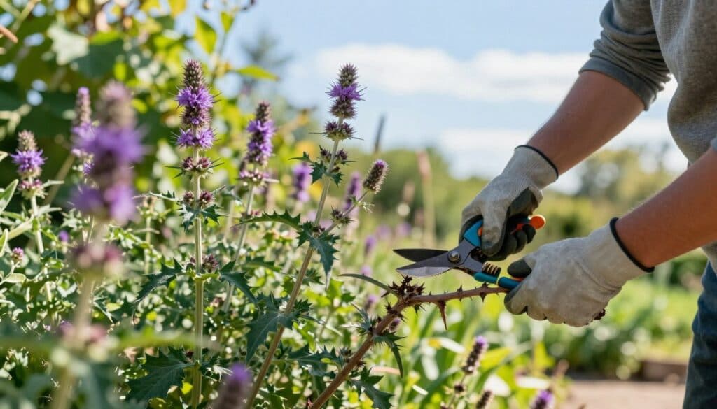 Pflege und Schnitt der dornigen Hauhechel