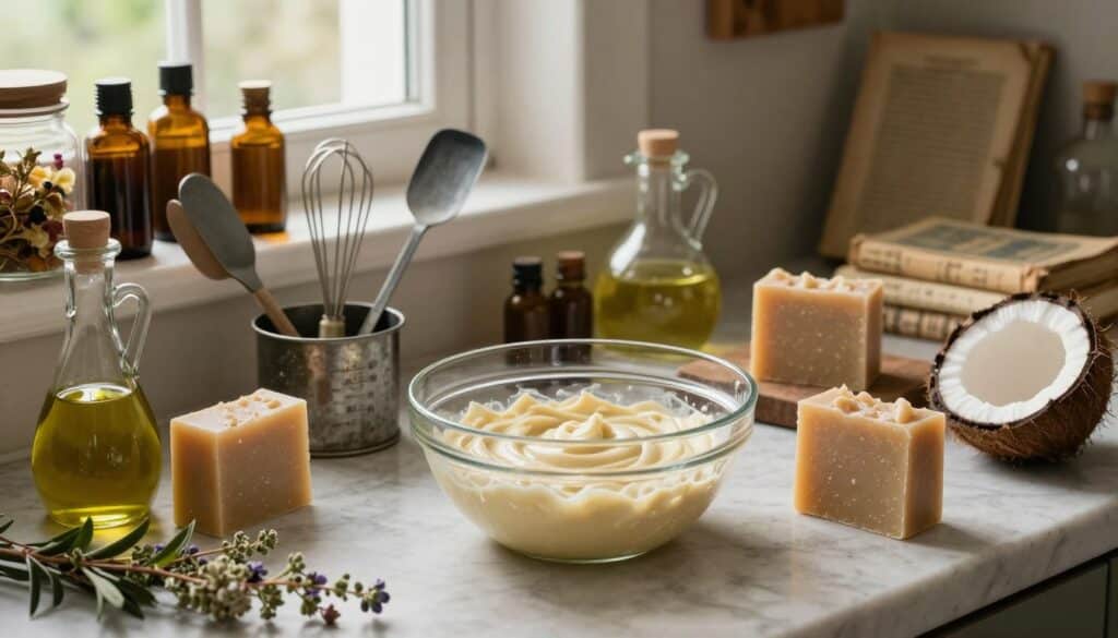 Seife selber machen altes Rezept