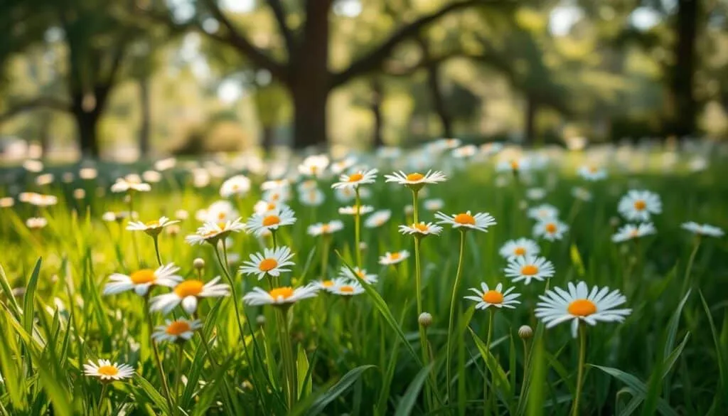 Gänseblümchen in Garten Gänseblümchen in Garten