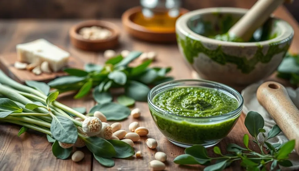 Bärlauchpesto Zubereitung Bärlauchpesto Zubereitung