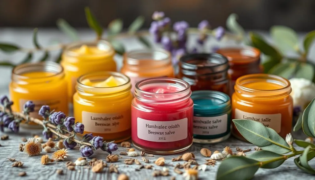 Bienenwachs-Salbe-Variationen