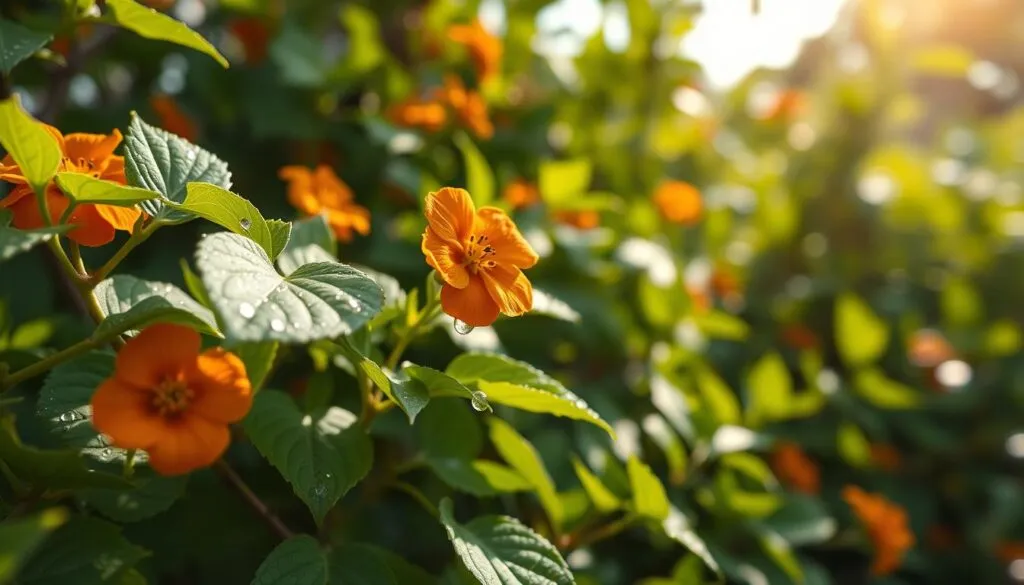 frische Kapuzinerkresse