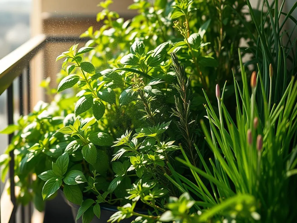 Bewässerung von Balkonkräutern