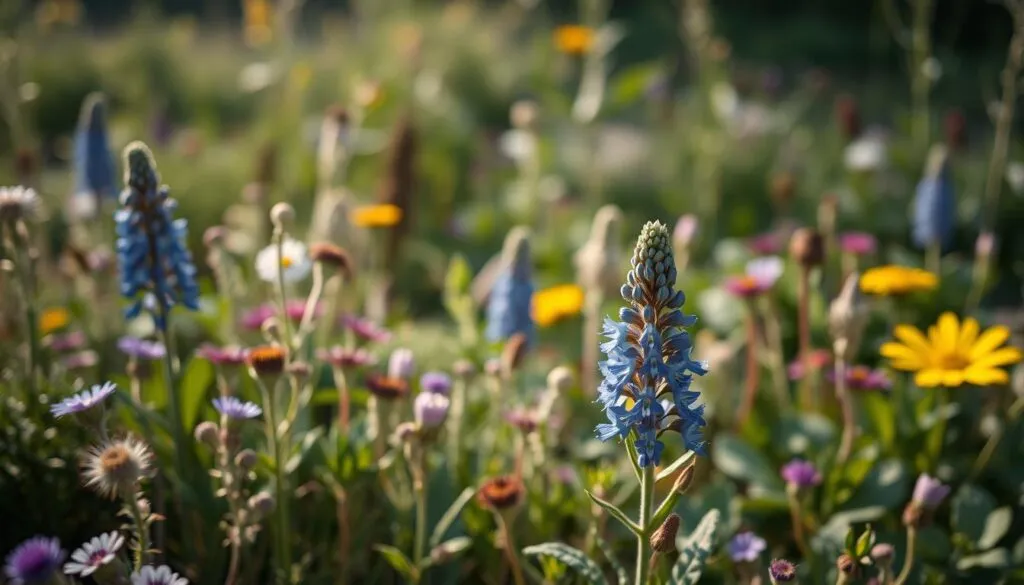 Blauer Natternkopf in Biodiversitätslandschaft