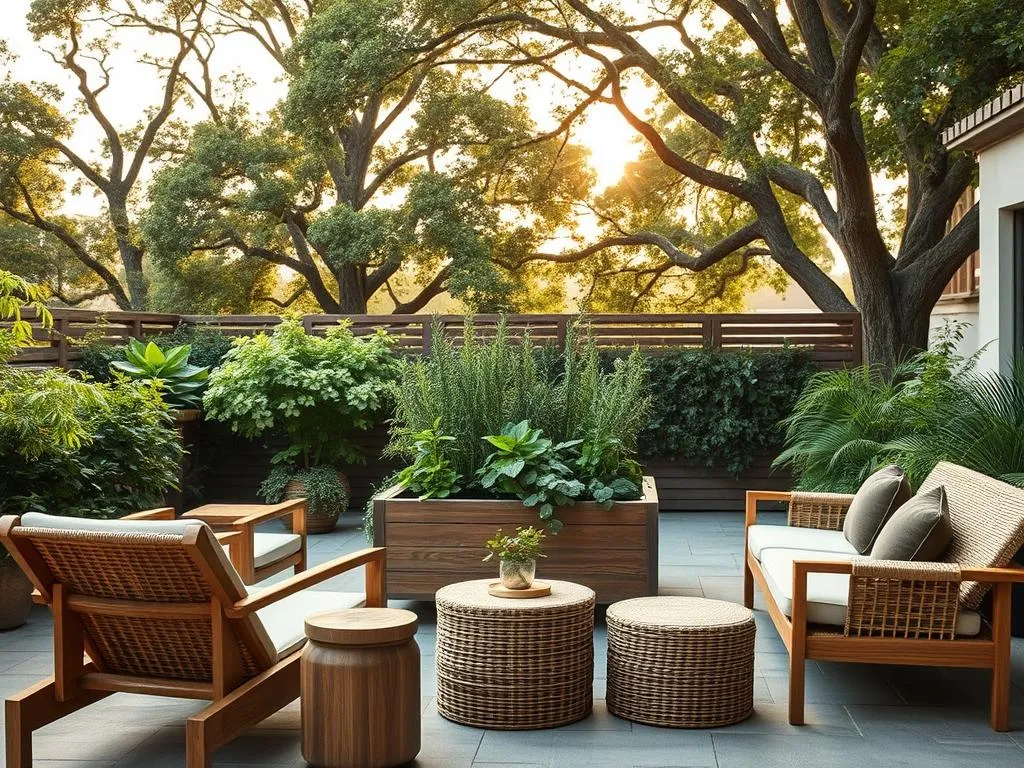 Elegante Gartenmöbel