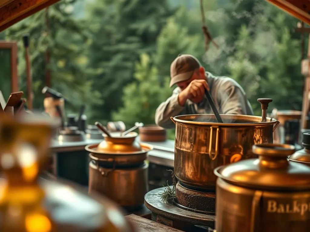 Fichtenspitzensirup Herstellungsprozess