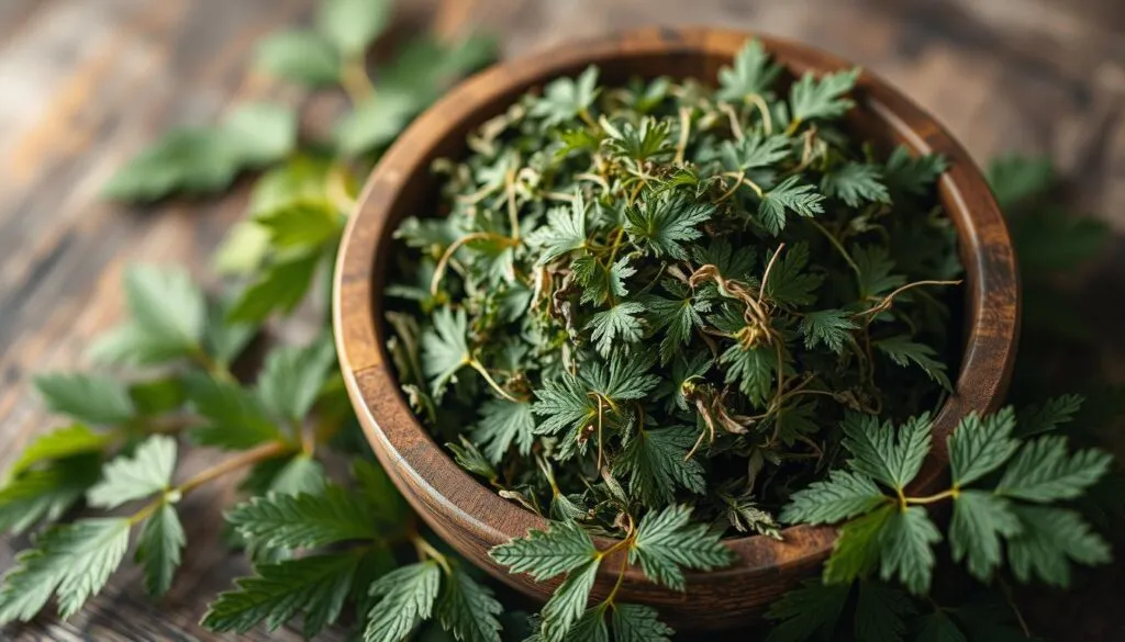 Getrocknete Brennnesseln für Tee und Tinktur