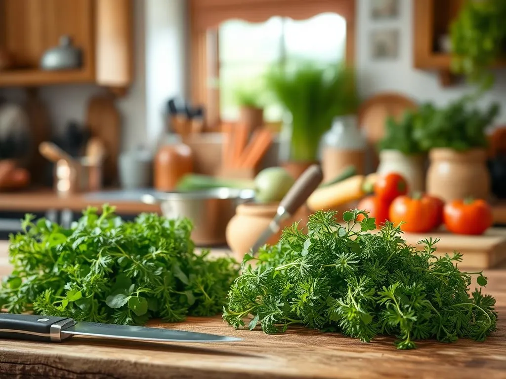 Kerbel in deutscher Küche Kerbel in deutscher Küche