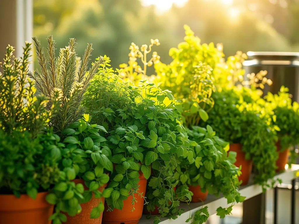 Kräuter Balkon Auswahl