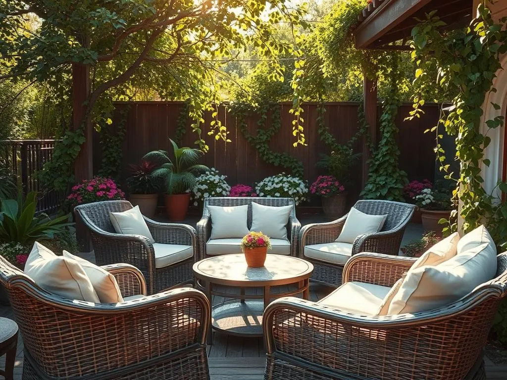 Pflege von Gartenmöbeln