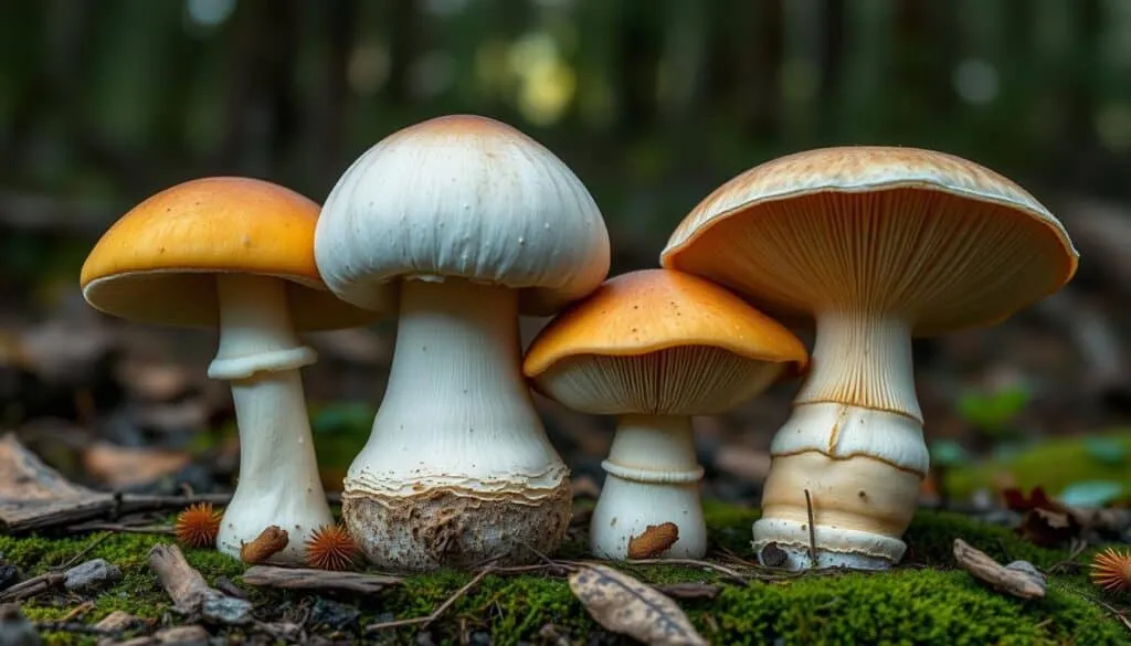 Steinpilz-Kennzeichen Vergleich Steinpilz-Kennzeichen Vergleich