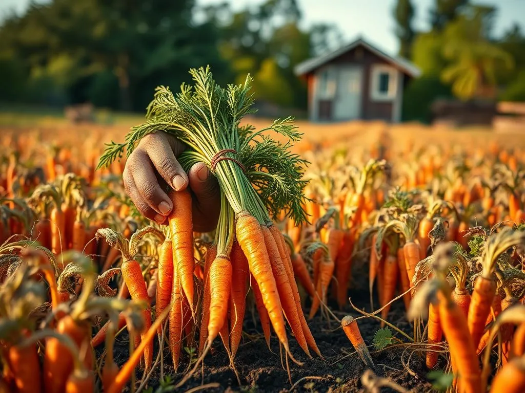 Wilde Möhre Ernte Wilde Möhre Ernte