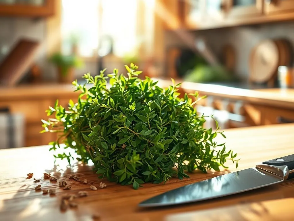 Wilder Majoran in der Küche Wilder Majoran in der Küche