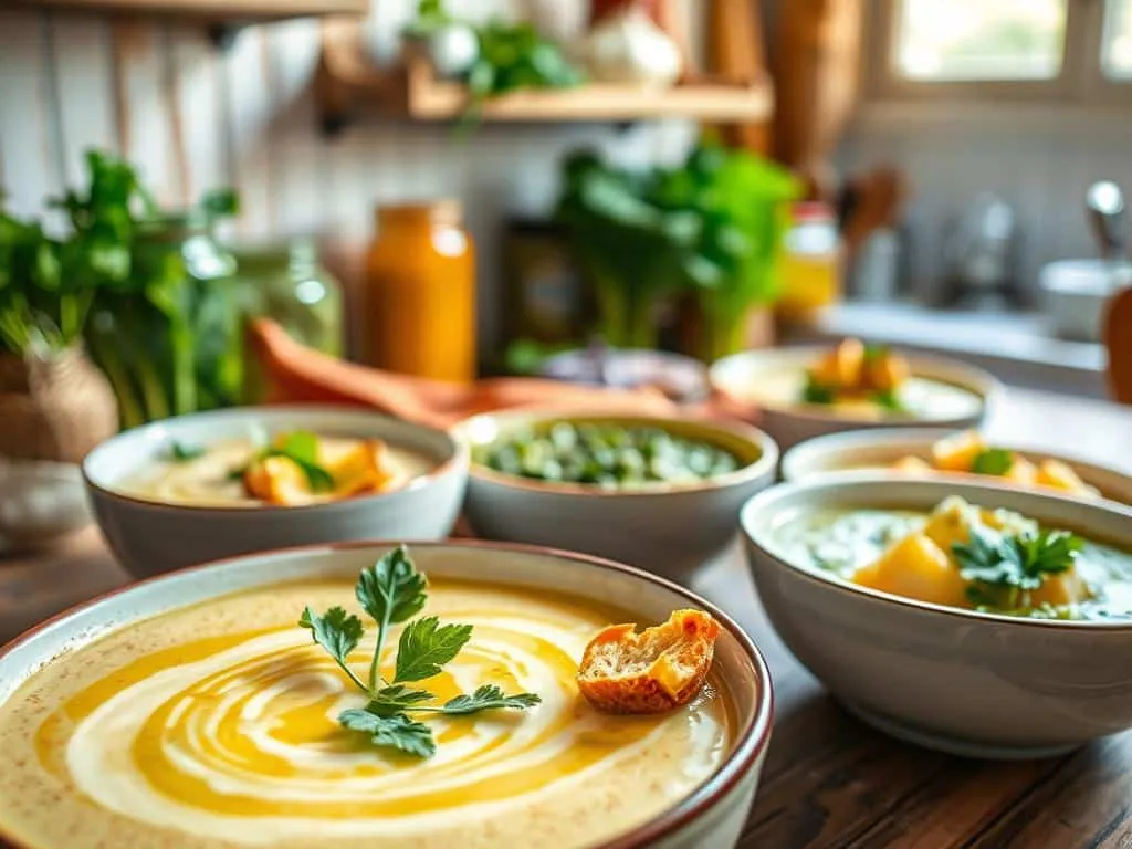 Bärlauchsuppe Variationen Bärlauchsuppe Variationen