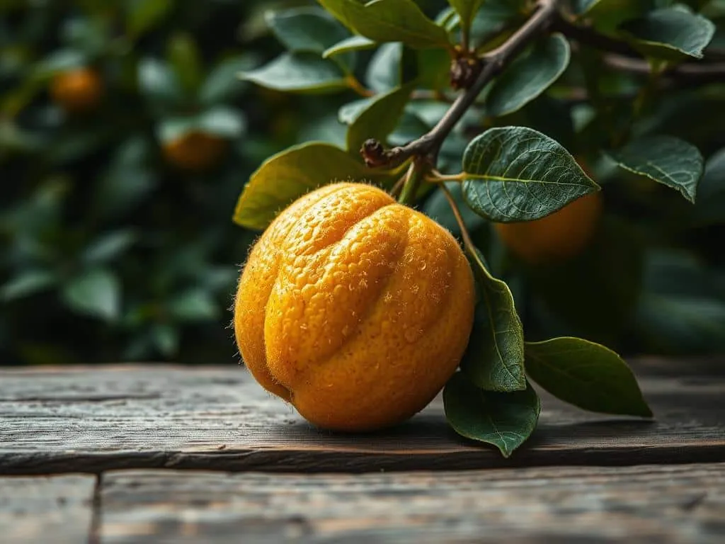 Traditionelle Heilpflanze Quitte