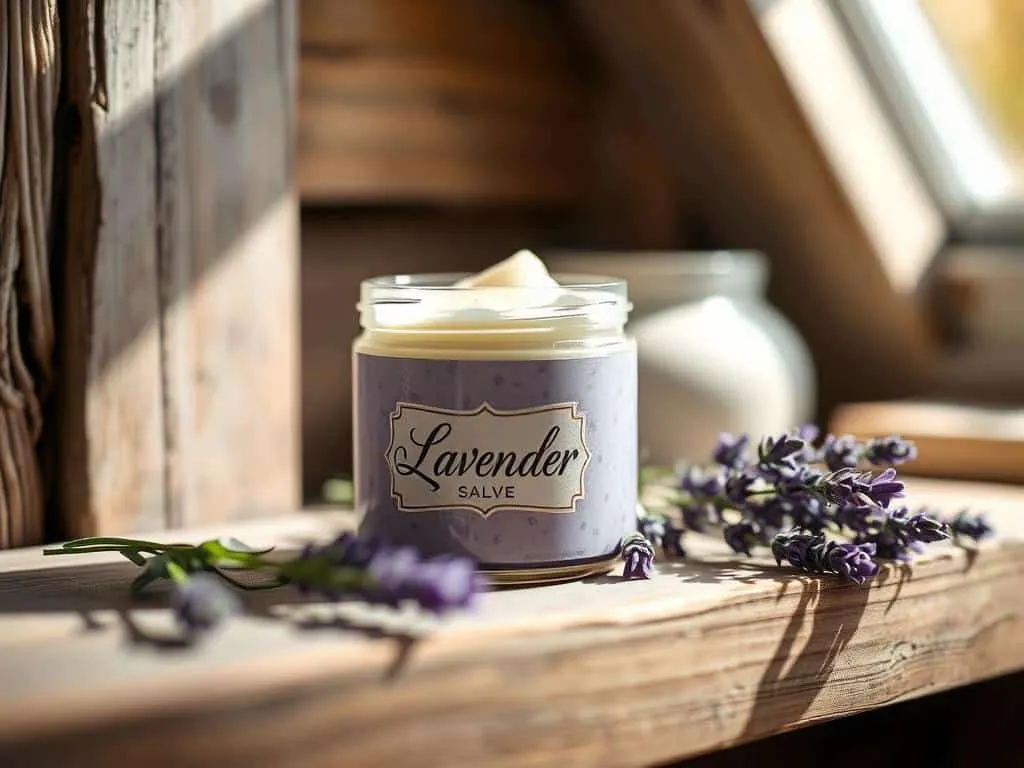 Lagerung von Lavendelsalbe