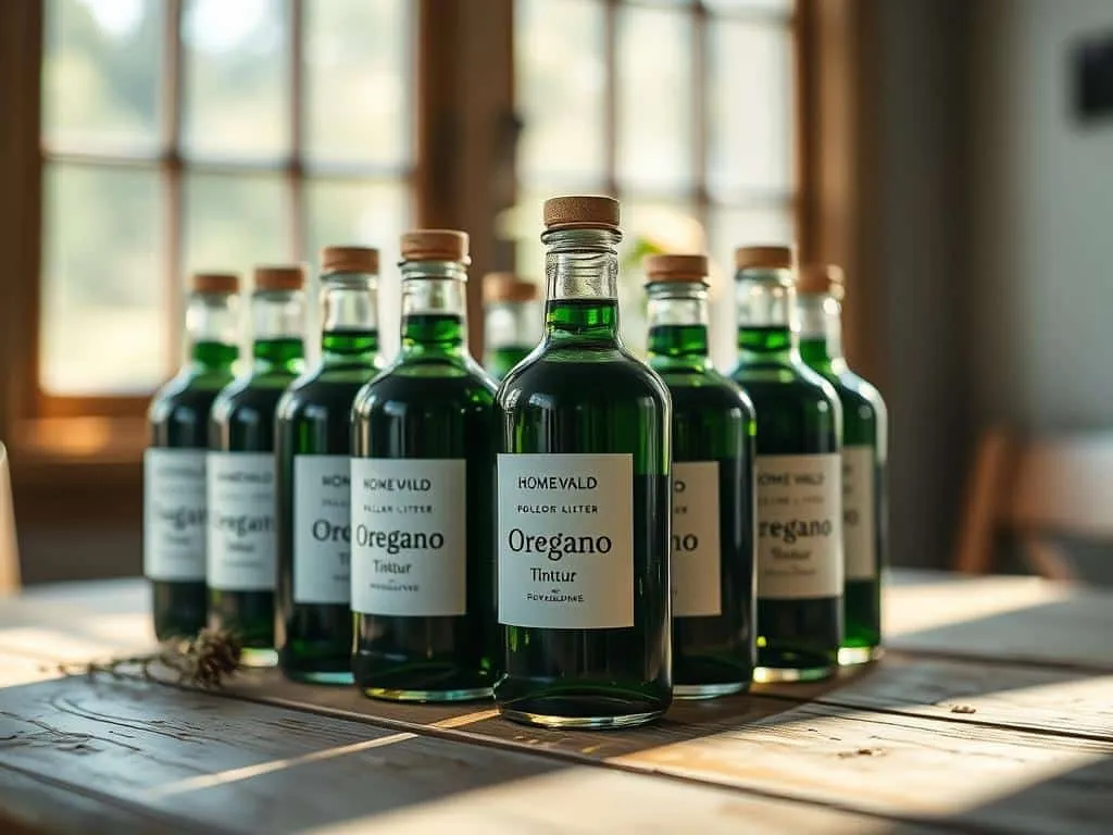 Oregano Tinktur Lagerung Oregano Tinktur Lagerung