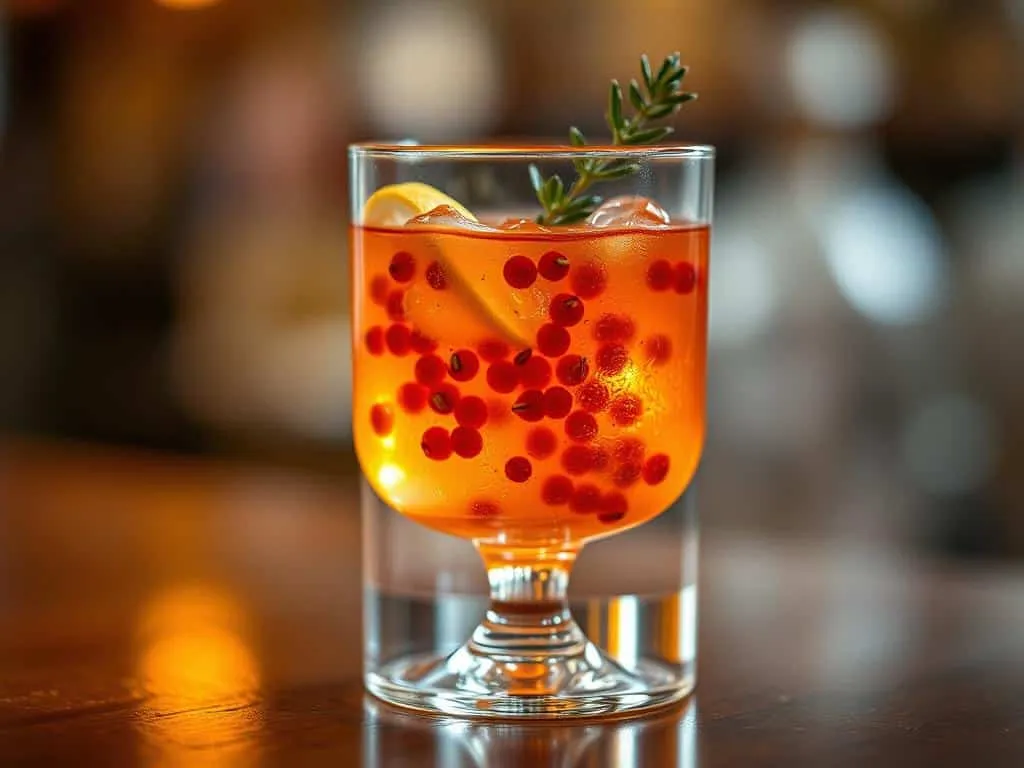 Szechuan Pfeffer Cocktail Kreation