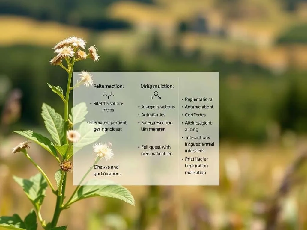 Beifuß Nebenwirkungen und Kontraindikationen