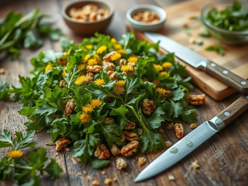 Löwenzahn Salat