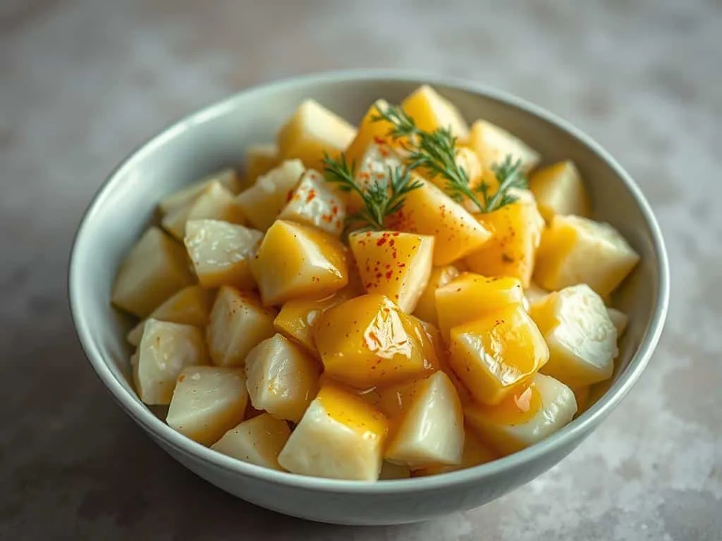 Kartoffelsalat Essig Öl Dressing Zubereitung