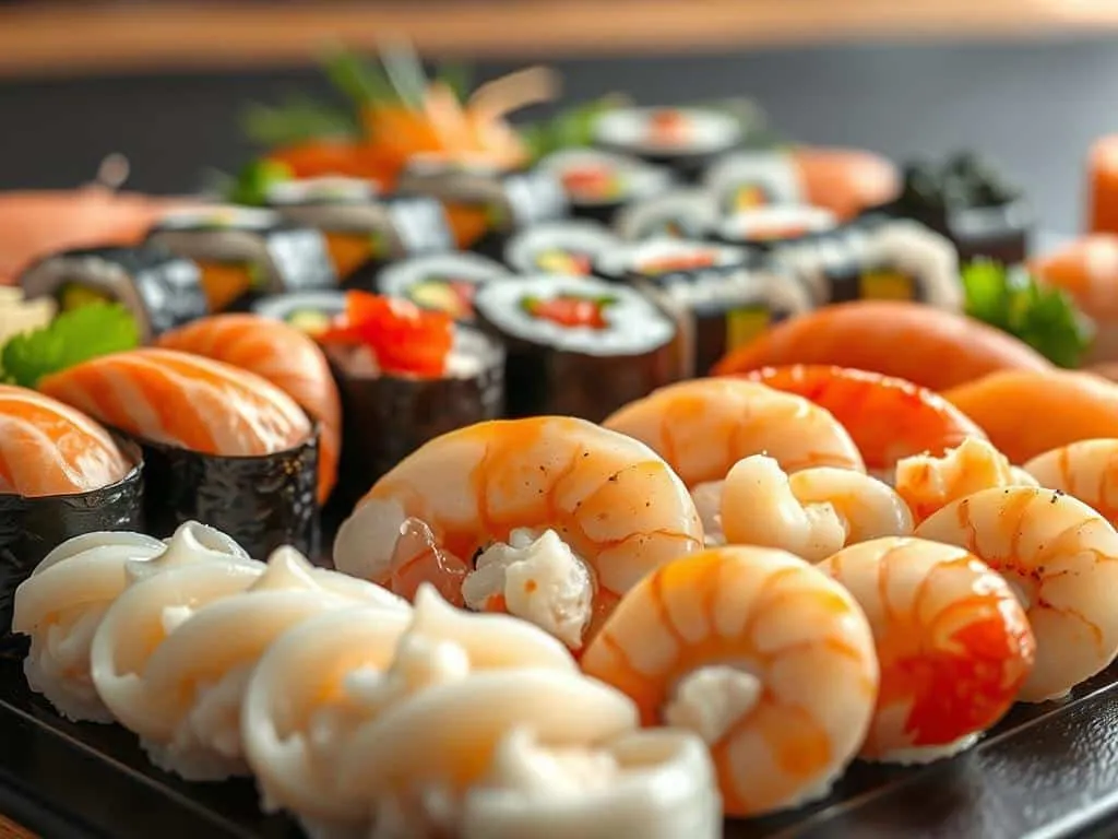 Meeresfrüchte Sushi Füllung Creme Meeresfrüchte Sushi Füllung Creme