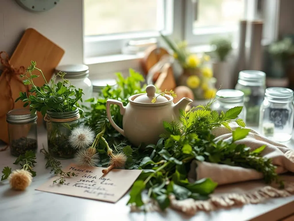 Wildkräutertee herstellen mit kreativen Variationen Wildkräutertee herstellen mit kreativen Variationen