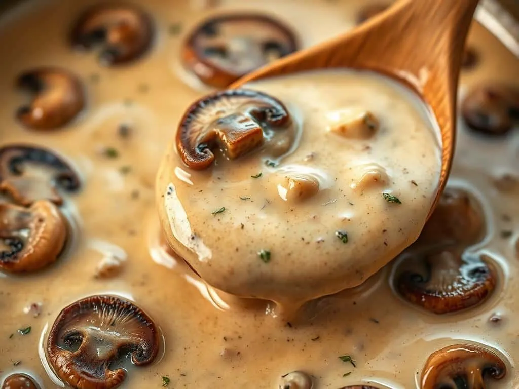 cremige Pilzsoße Konsistenz cremige Pilzsoße Konsistenz