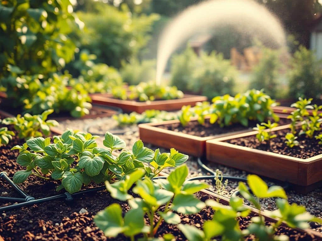 Bewässerungstechniken Verdunstungsschutz