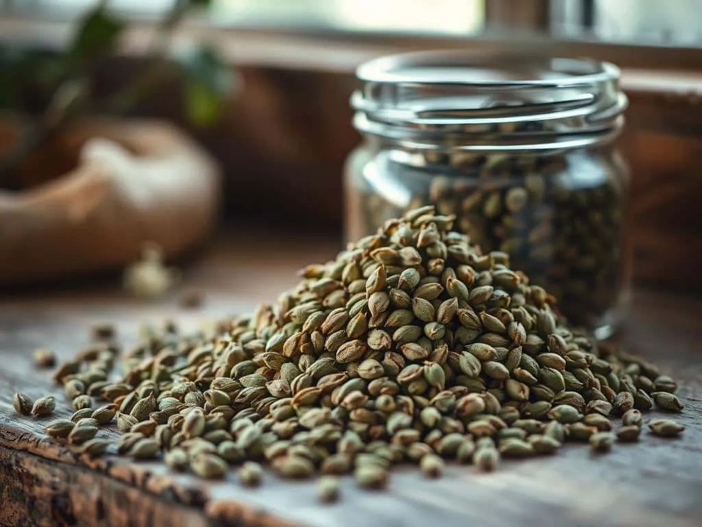 Brennesselsamen Lagerung