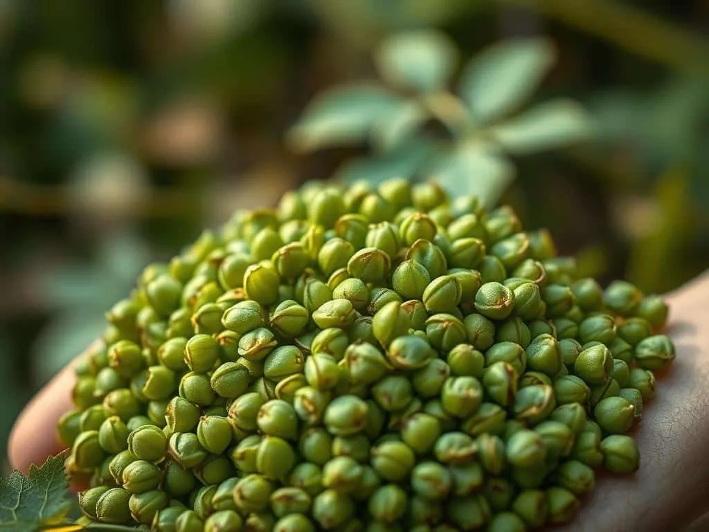 Brennesselsamen ernten