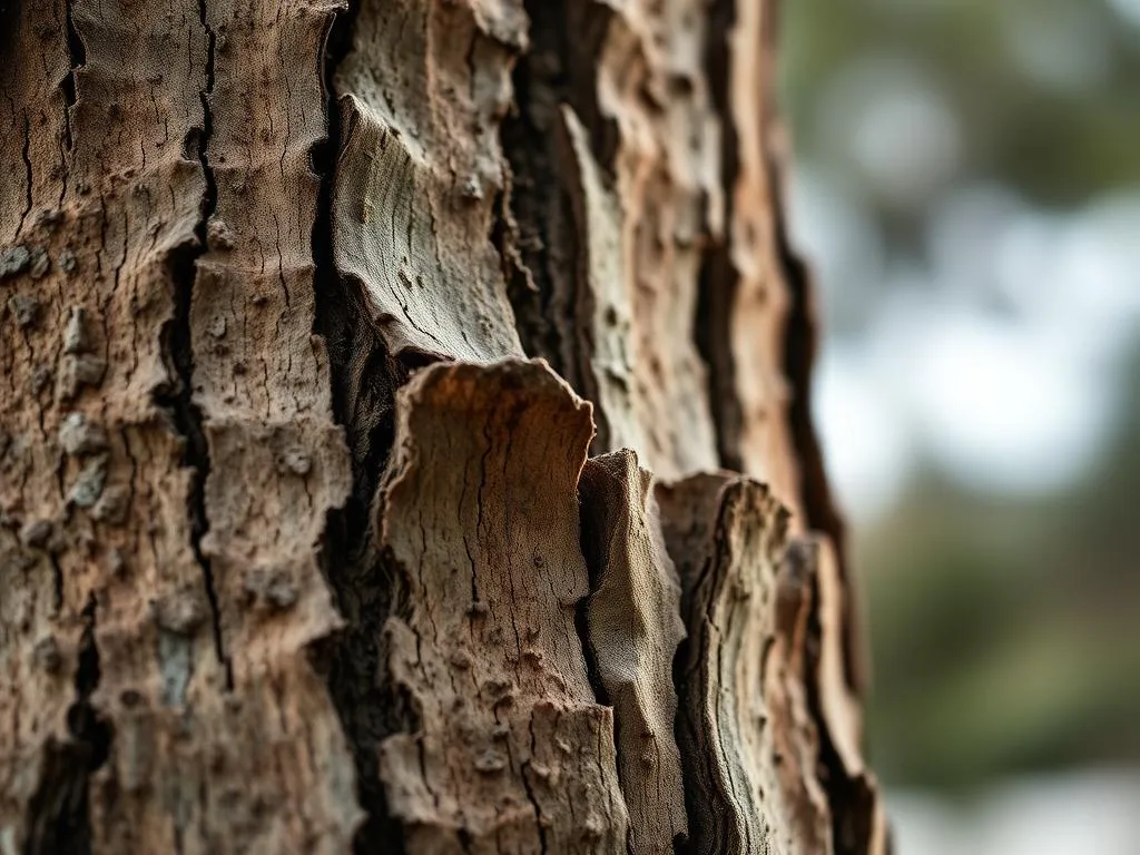 Lebensbaum Rinde abziehen Anleitung