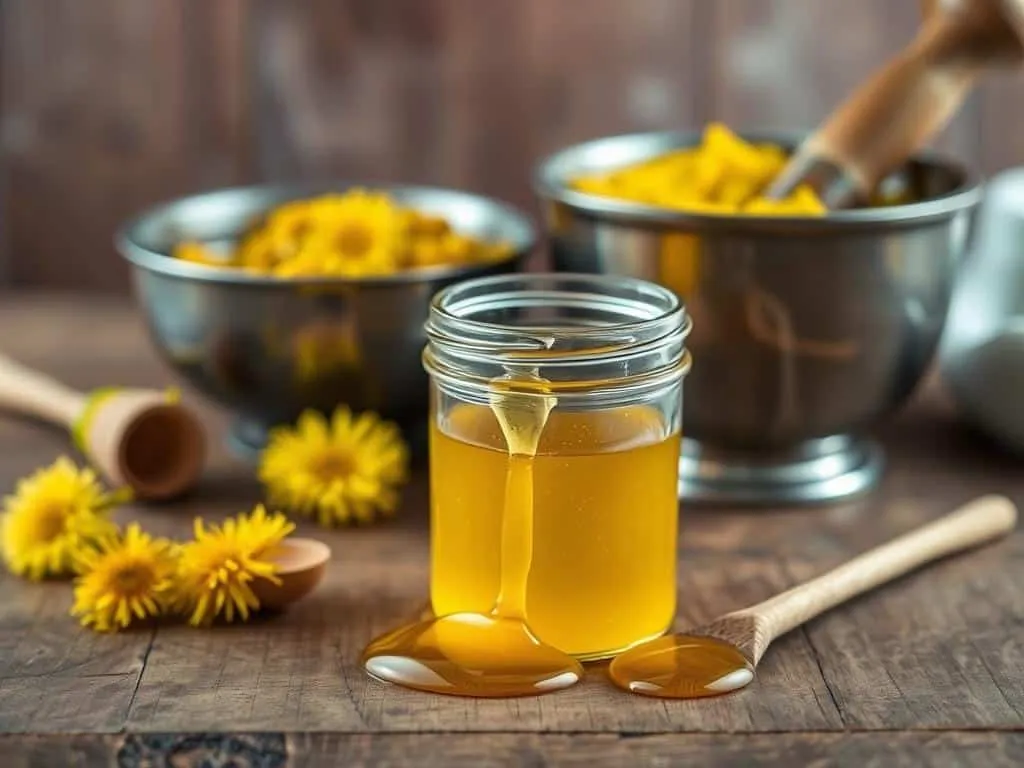 Löwenzahnhonig Zubereitung Löwenzahnhonig Zubereitung