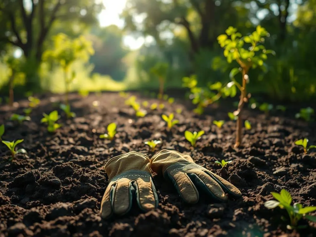 Bodenvorbereitung für Breitwegerich