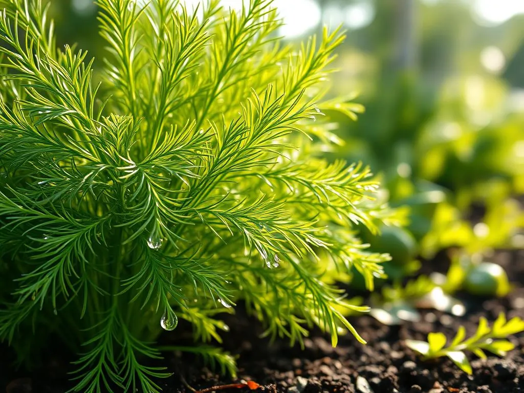 Dill Pflege im Sommer