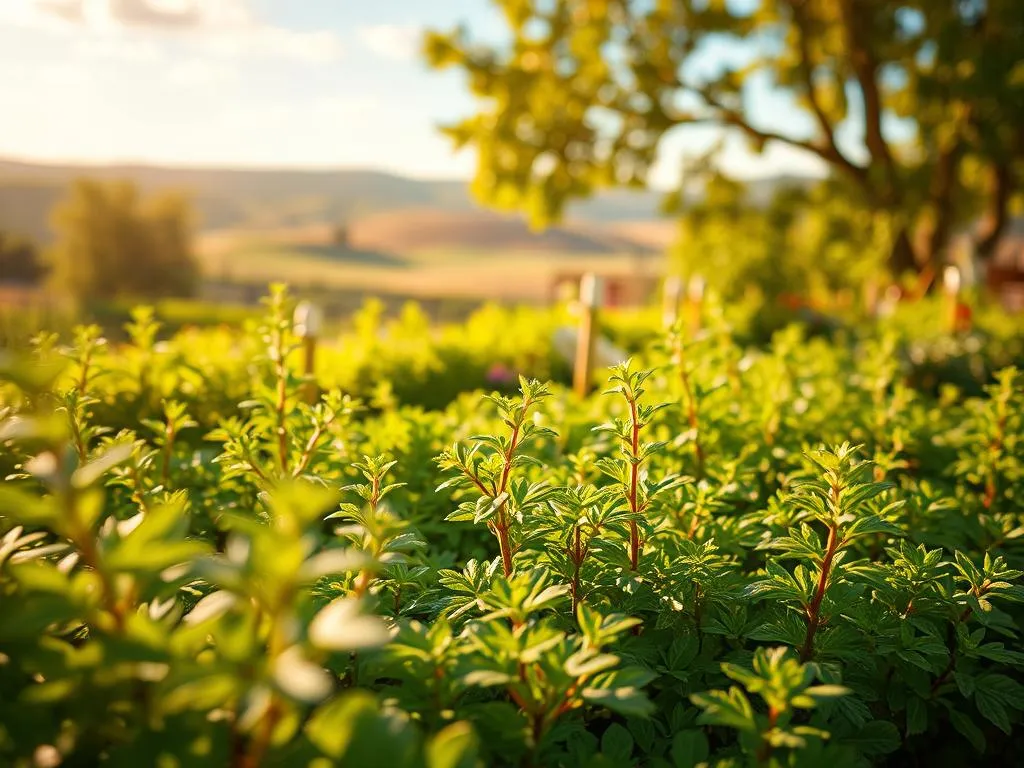Oregano Anbau im Garten