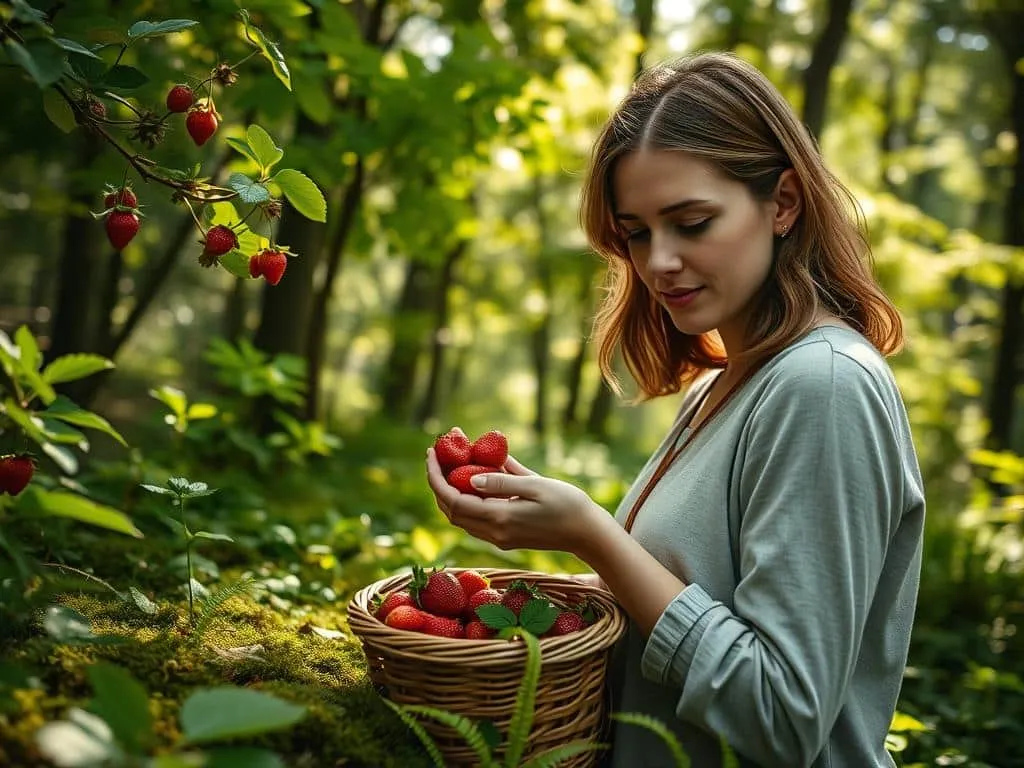 Walderdbeeren essbar